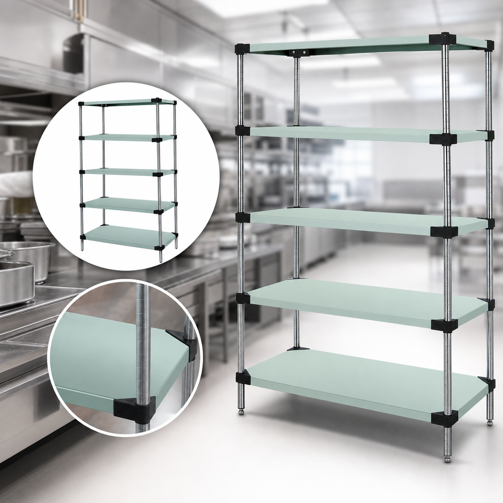 Five Solid Shelves