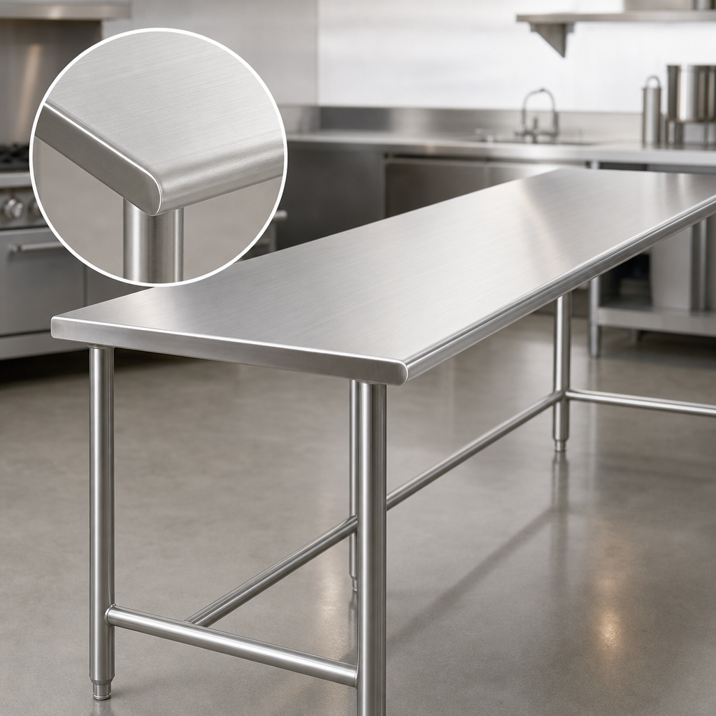 16 Gauge 300 Series Stainless Steel Top