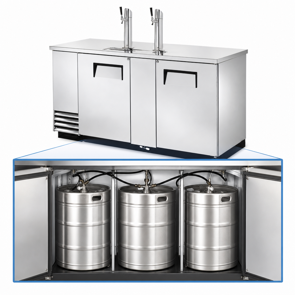 Three Half-Barrel Capacity