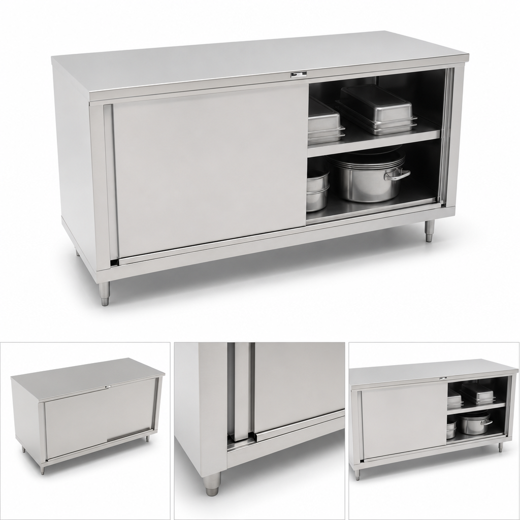 Cabinet Base with Sliding Doors