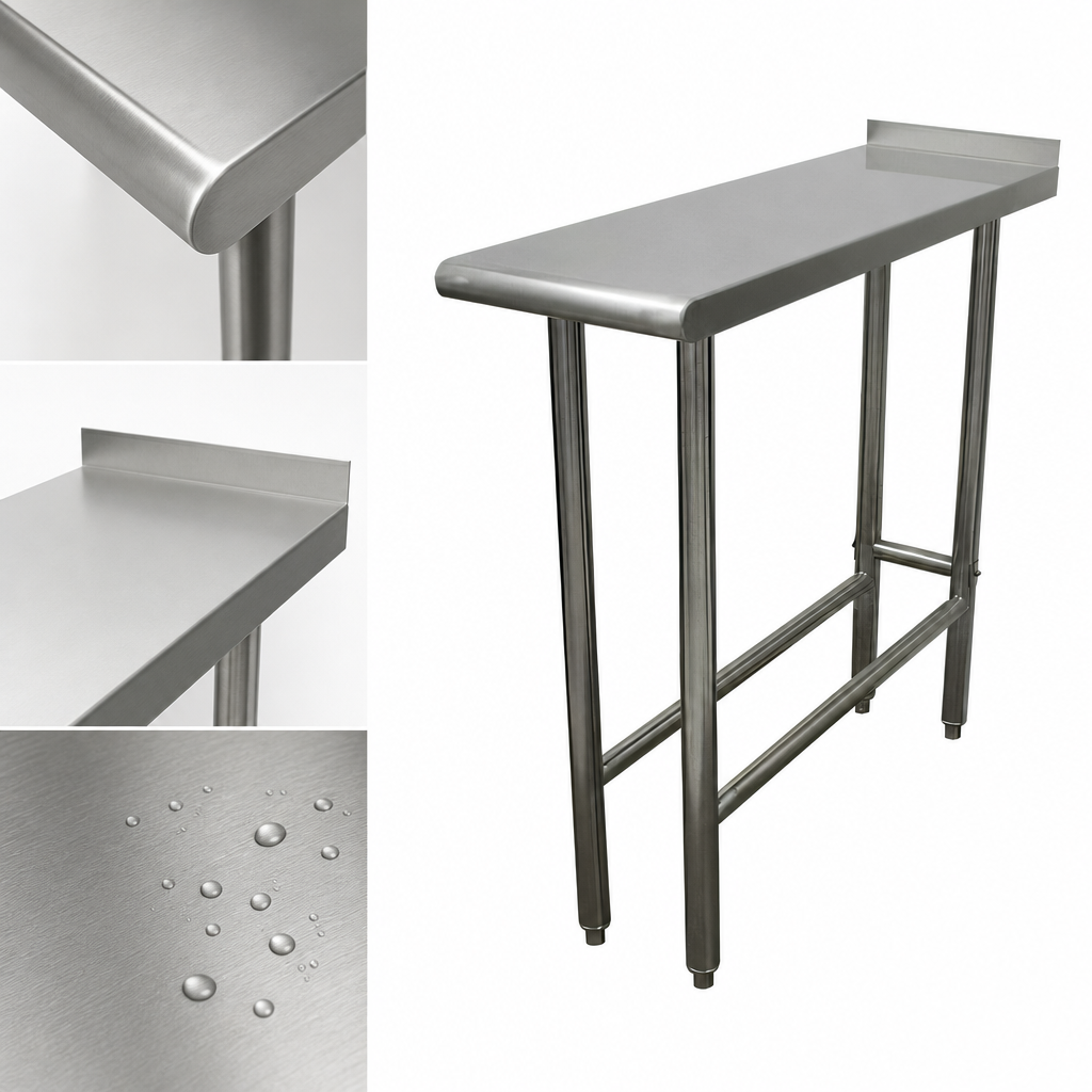 16-Gauge 304 Stainless Steel Top