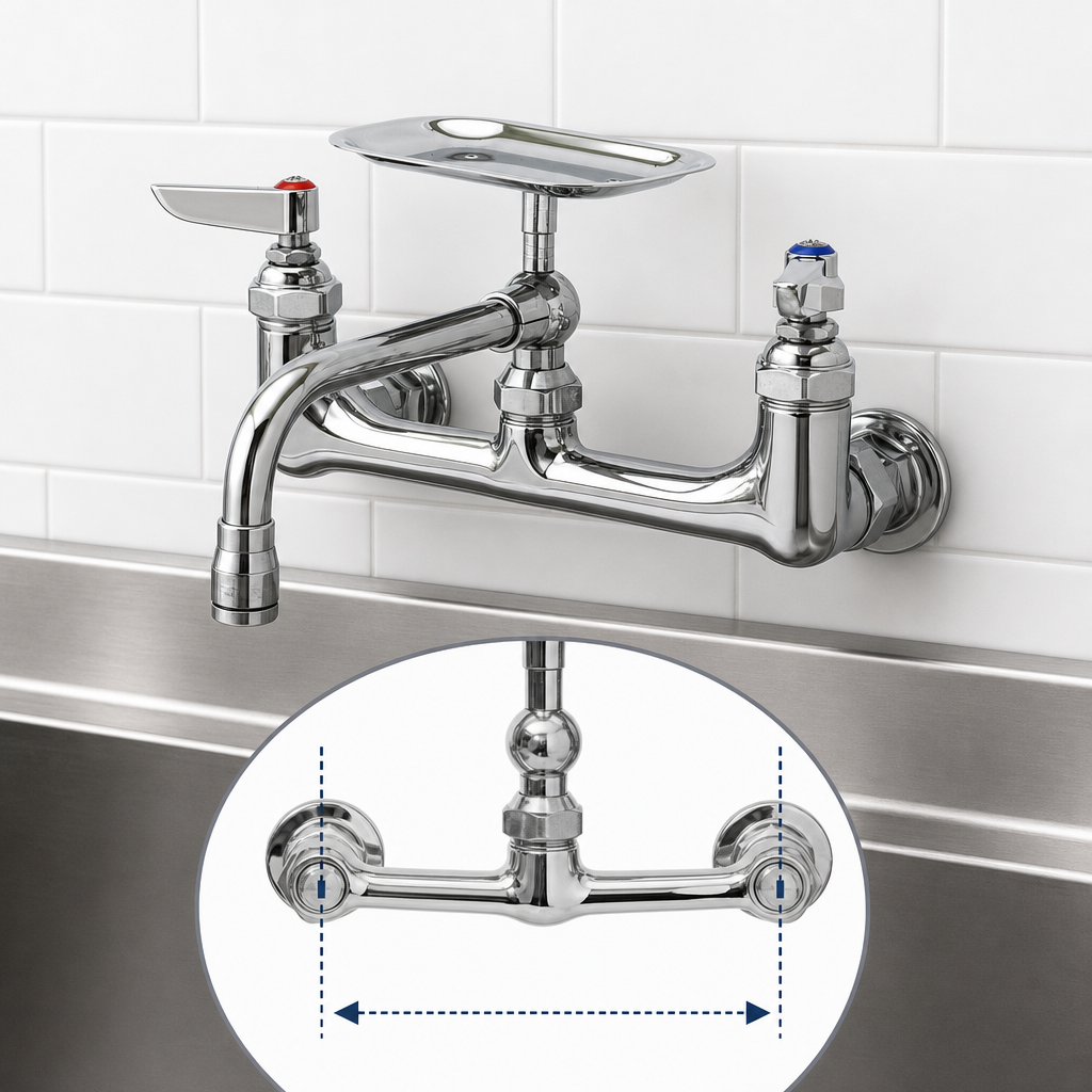 8-Inch Wall Mount Centers