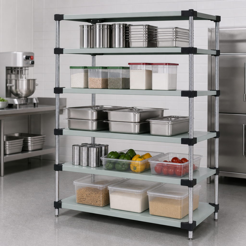 Five Solid Shelves
