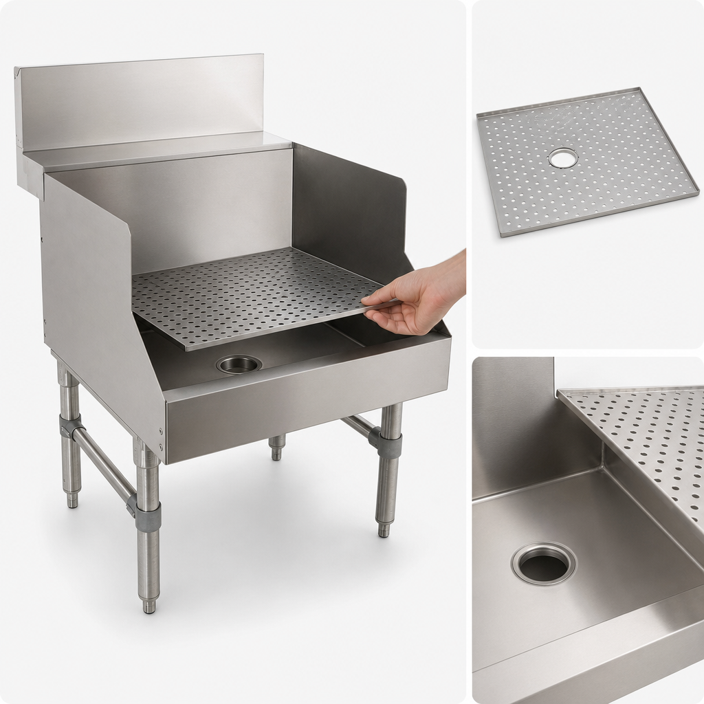Removable Perforated Drain Pan