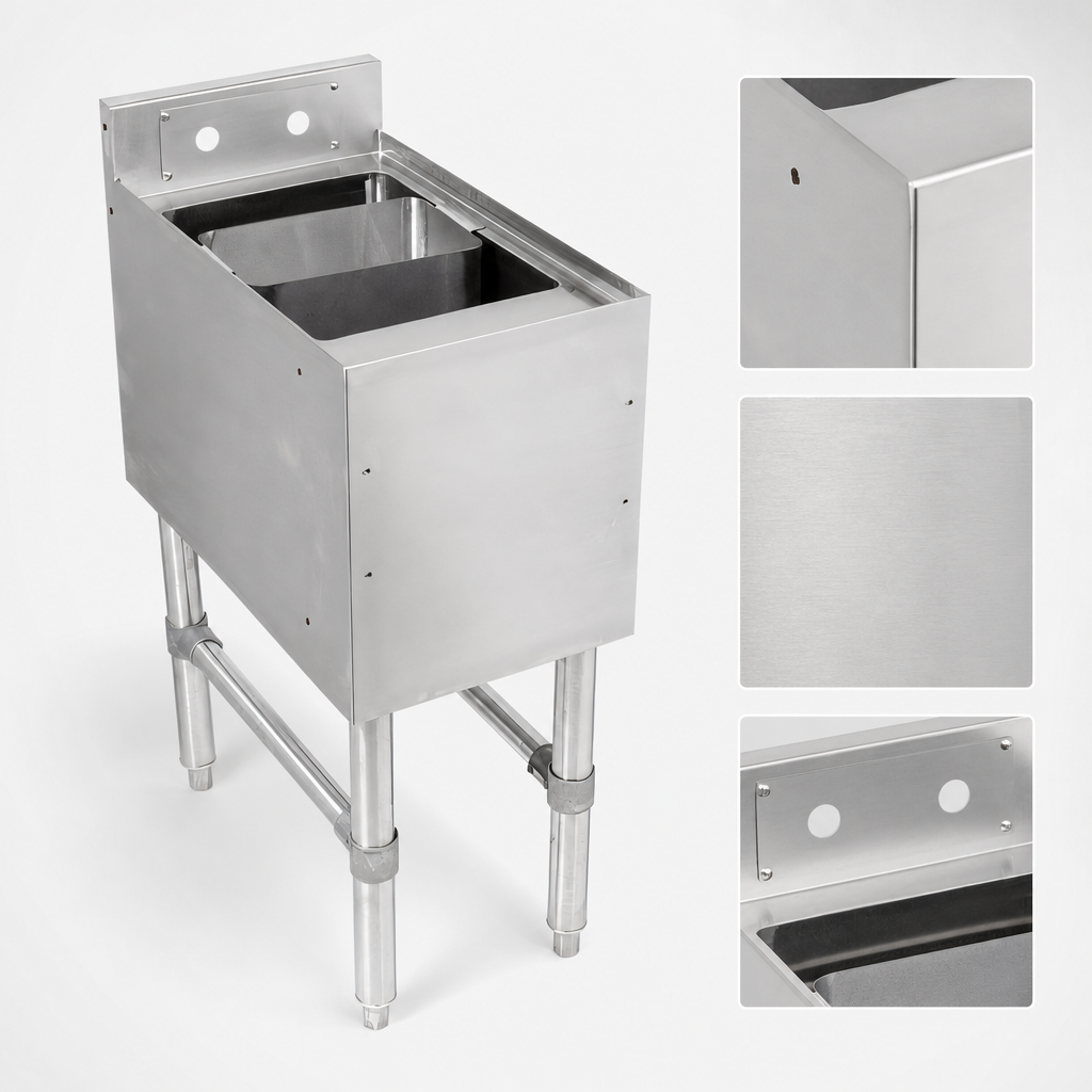 18-Gauge Stainless Steel Construction