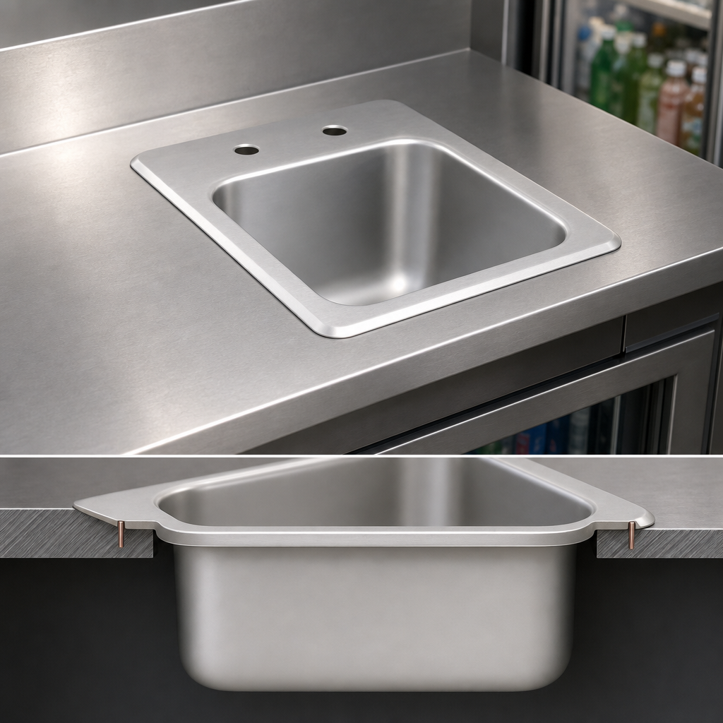 Drop-In Self-Rimming Design
