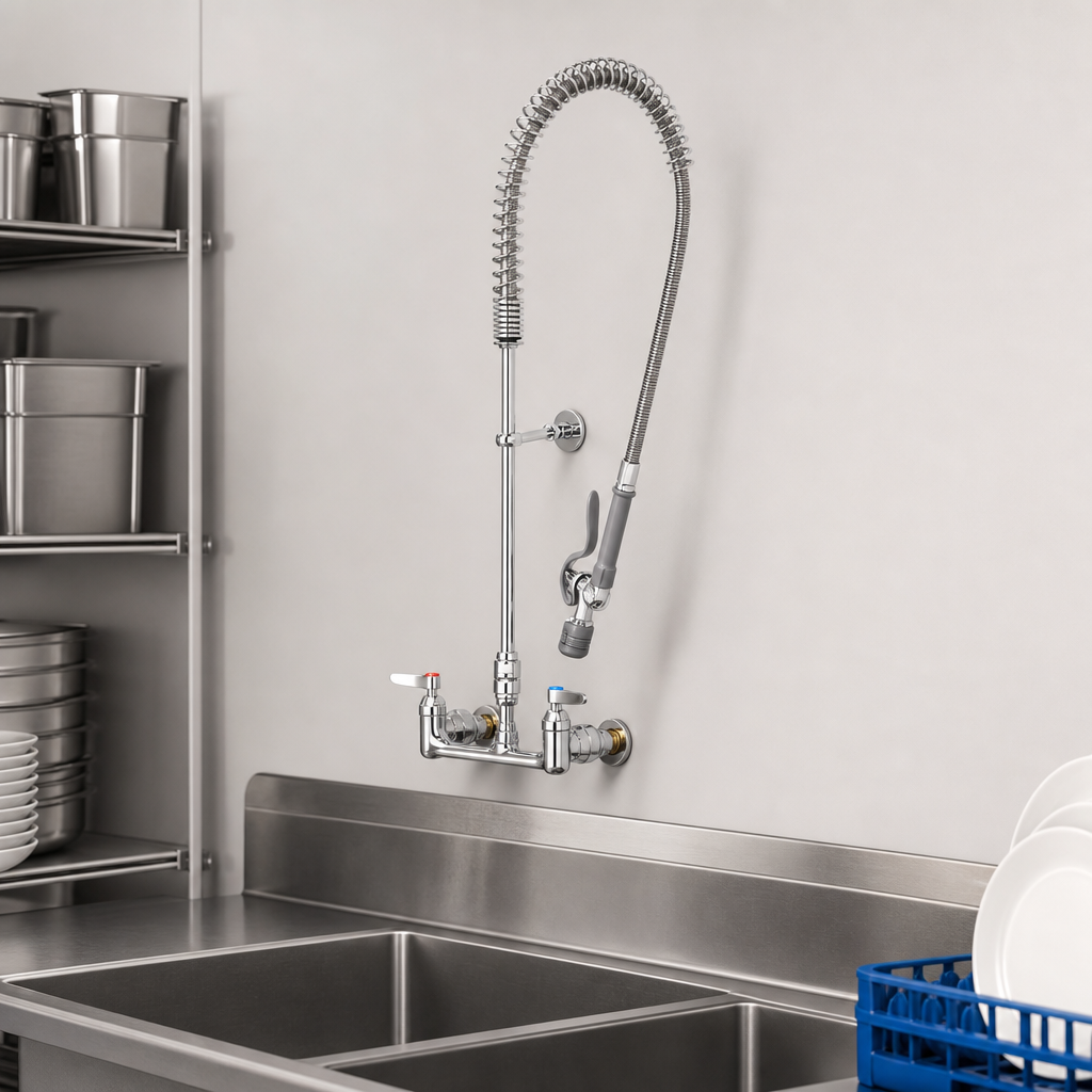 Wall-Mounted Pre-Rinse Unit