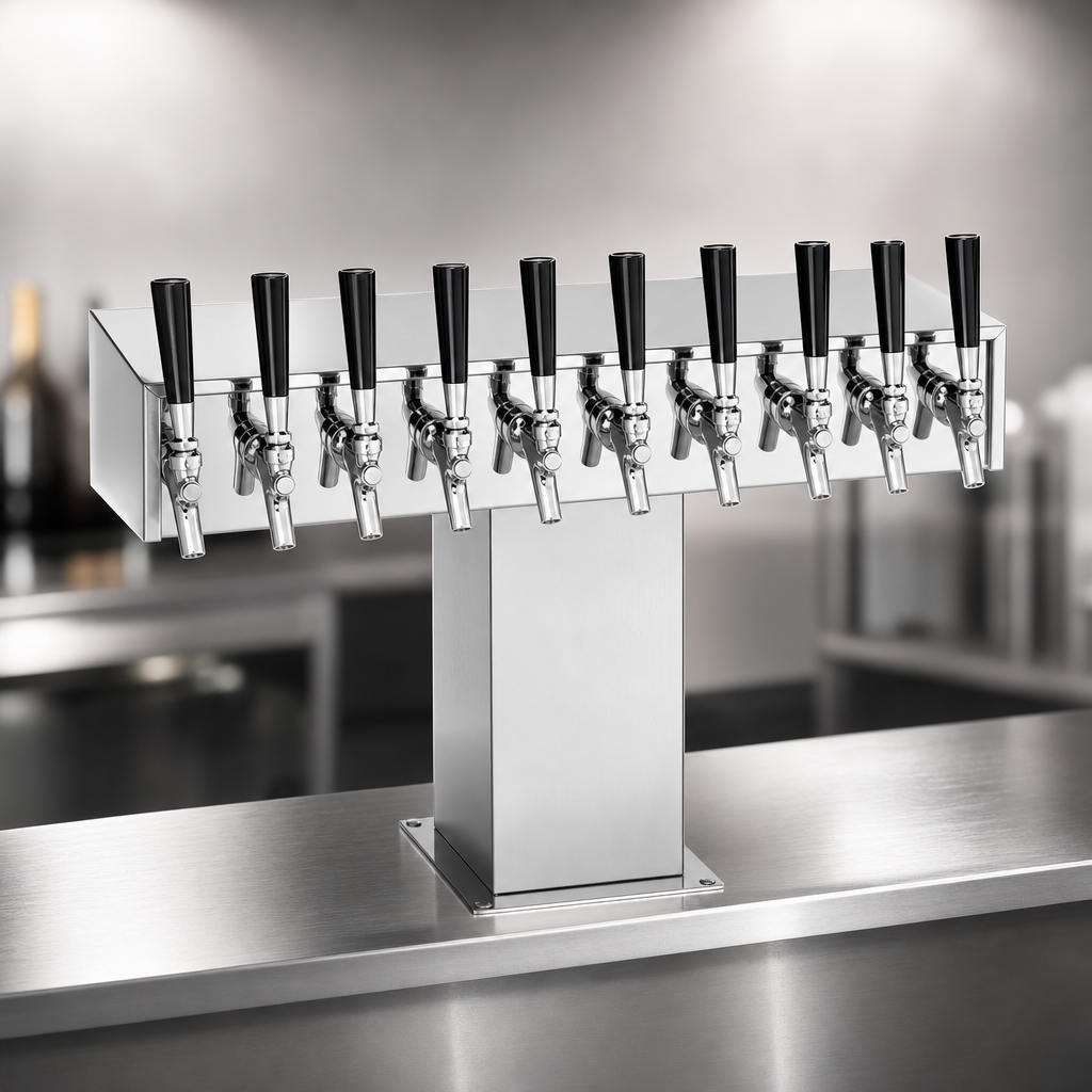 10-Faucet Wide Base