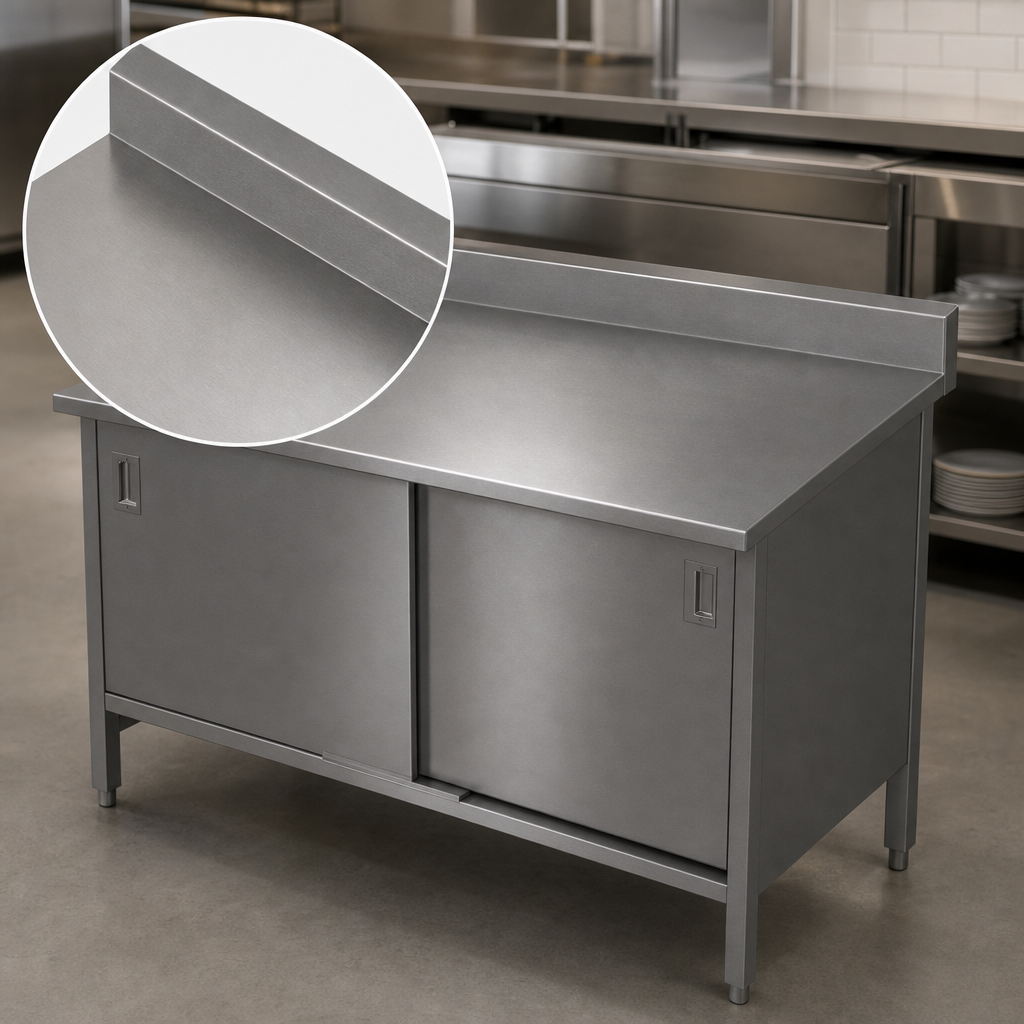 14-Gauge 300-Series Stainless Steel Top