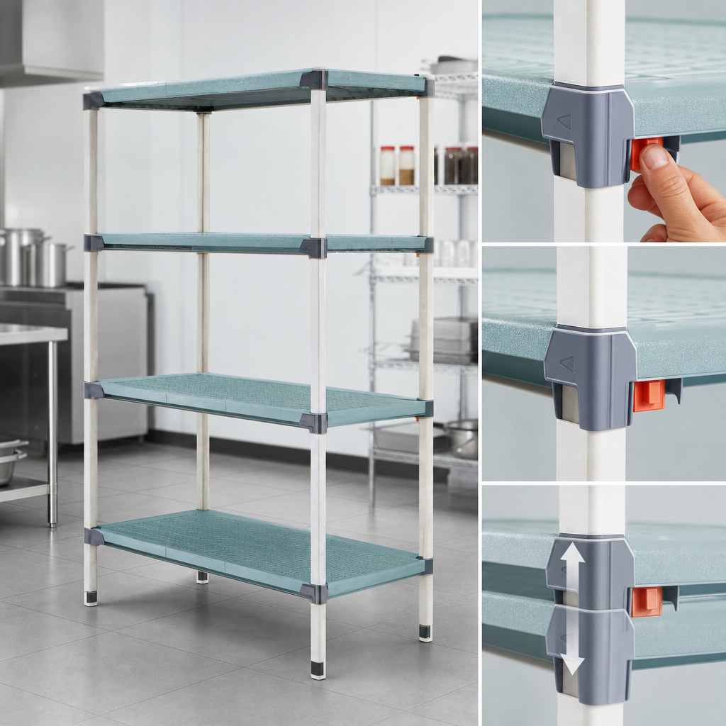 Quick-Adjust Shelf System