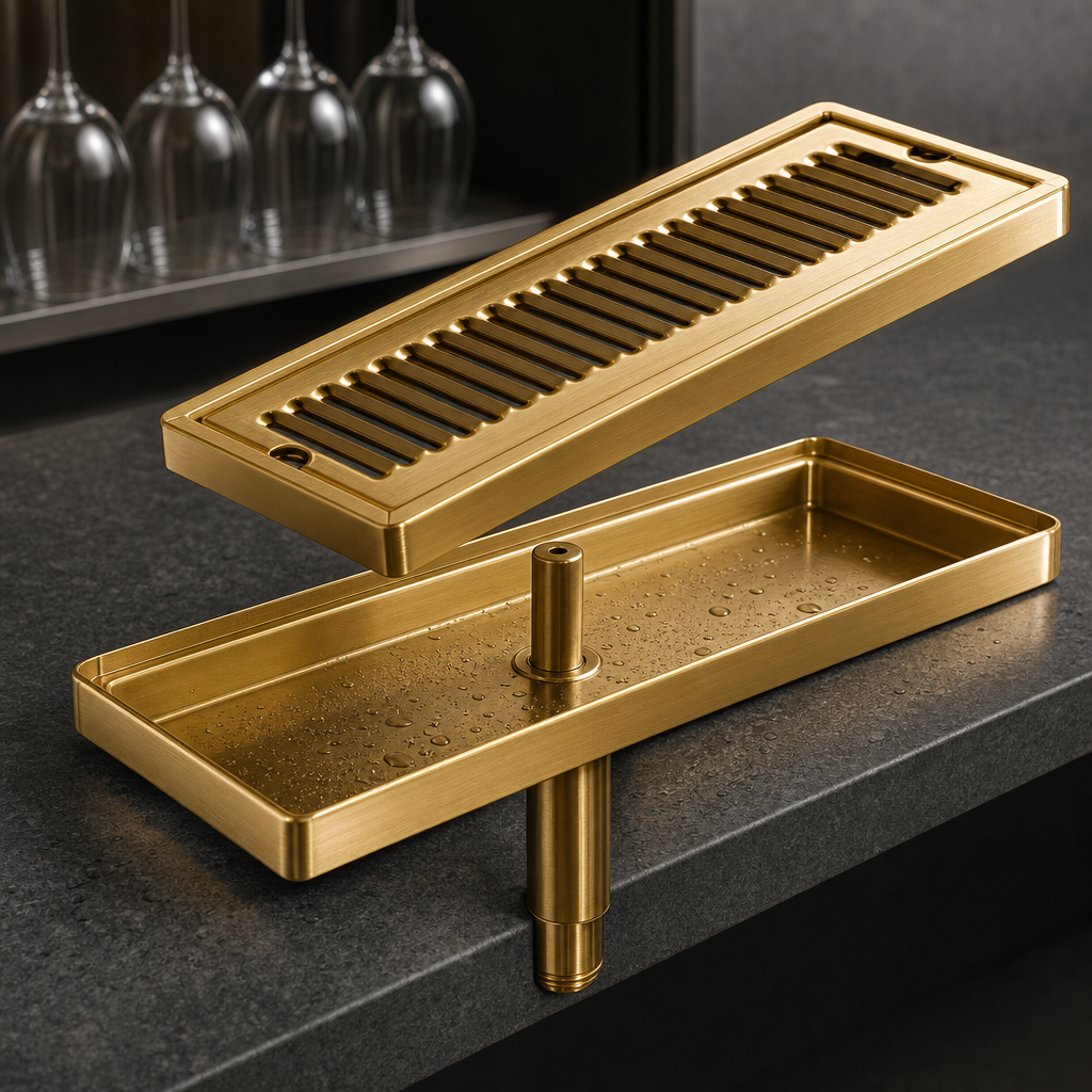 Removable Louvered Glass Rack