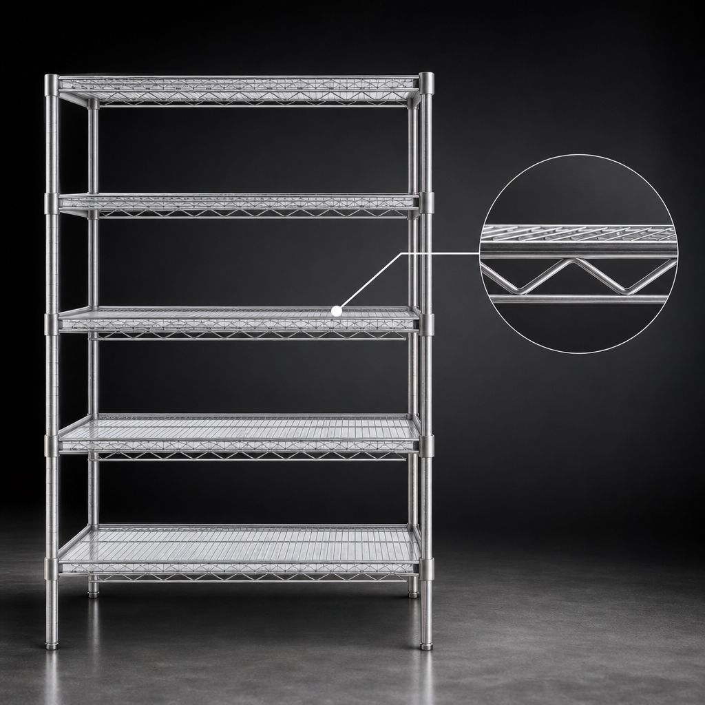 Patented QuadTruss Shelf Design