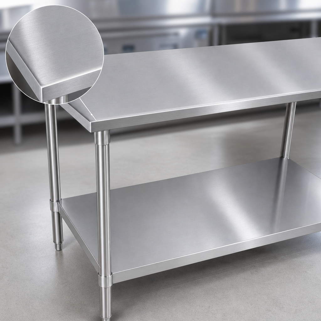 14-Gauge Type 300 Stainless Steel Top