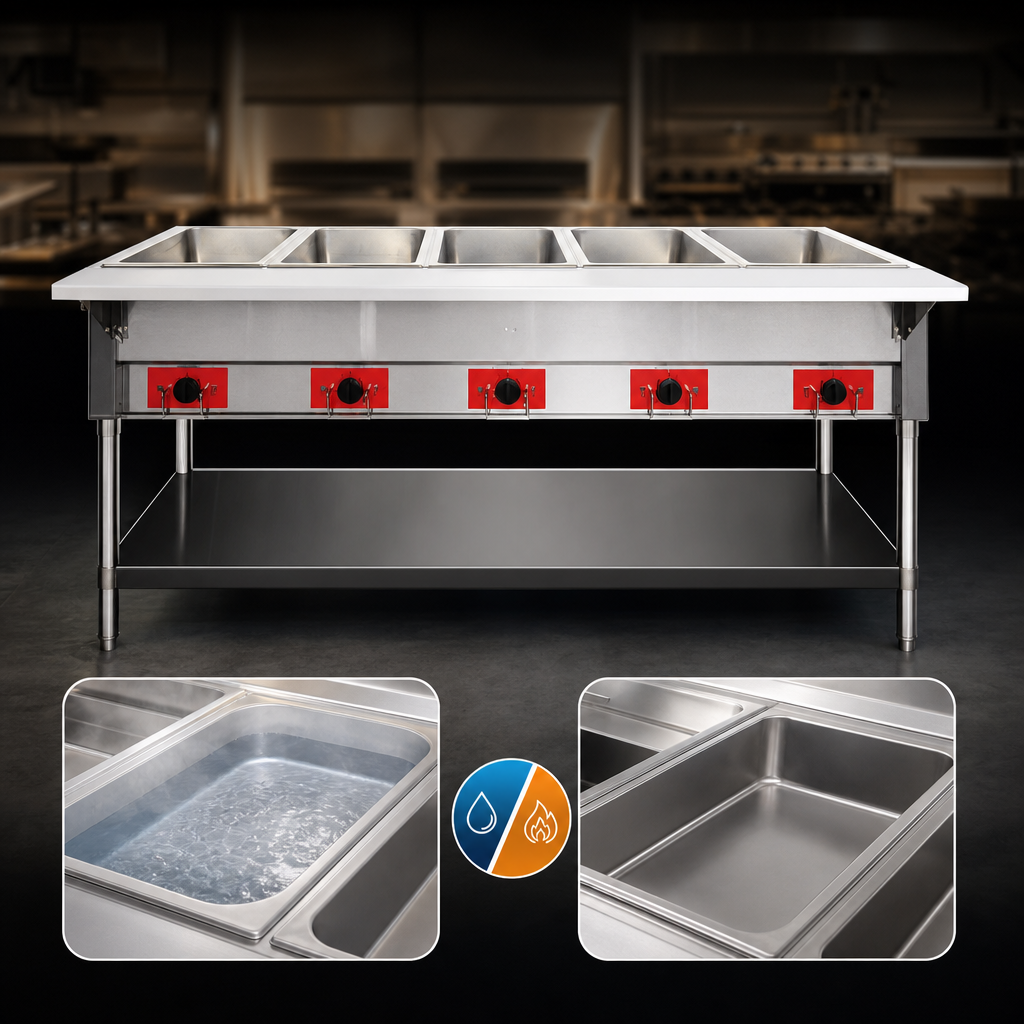 Wet or Dry Heat Operation