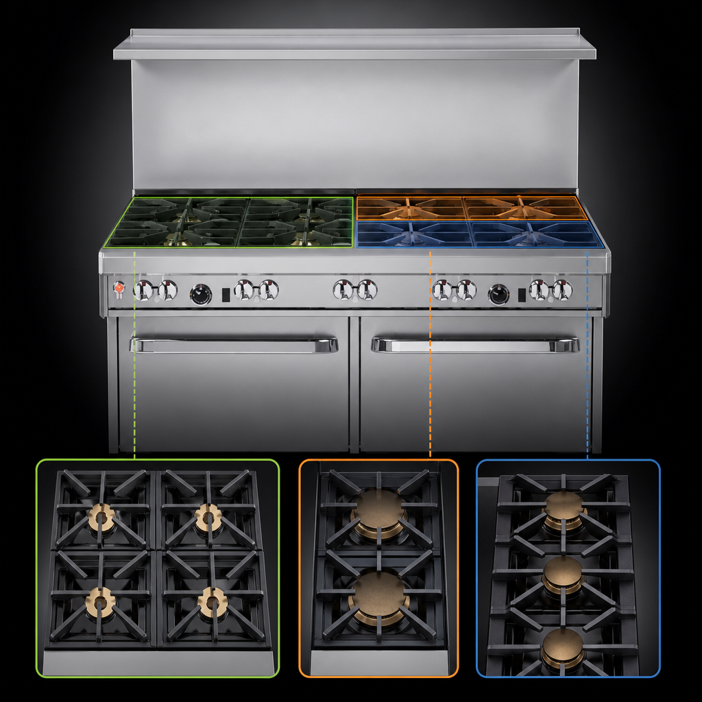 Mixed Burner Configuration