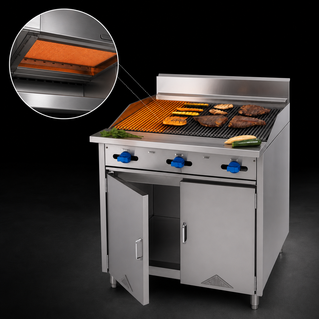 Radiant Broiler Section