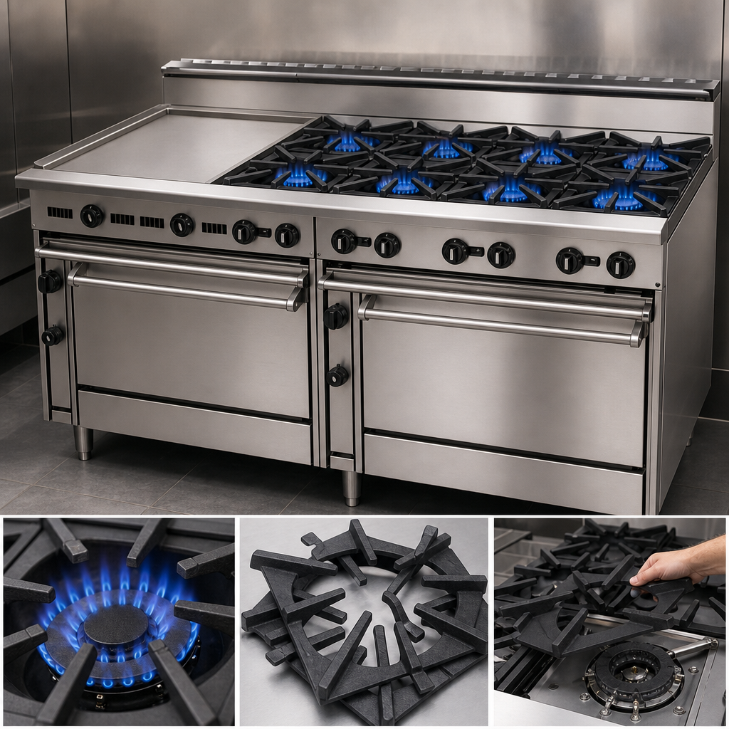 8 Open Burners