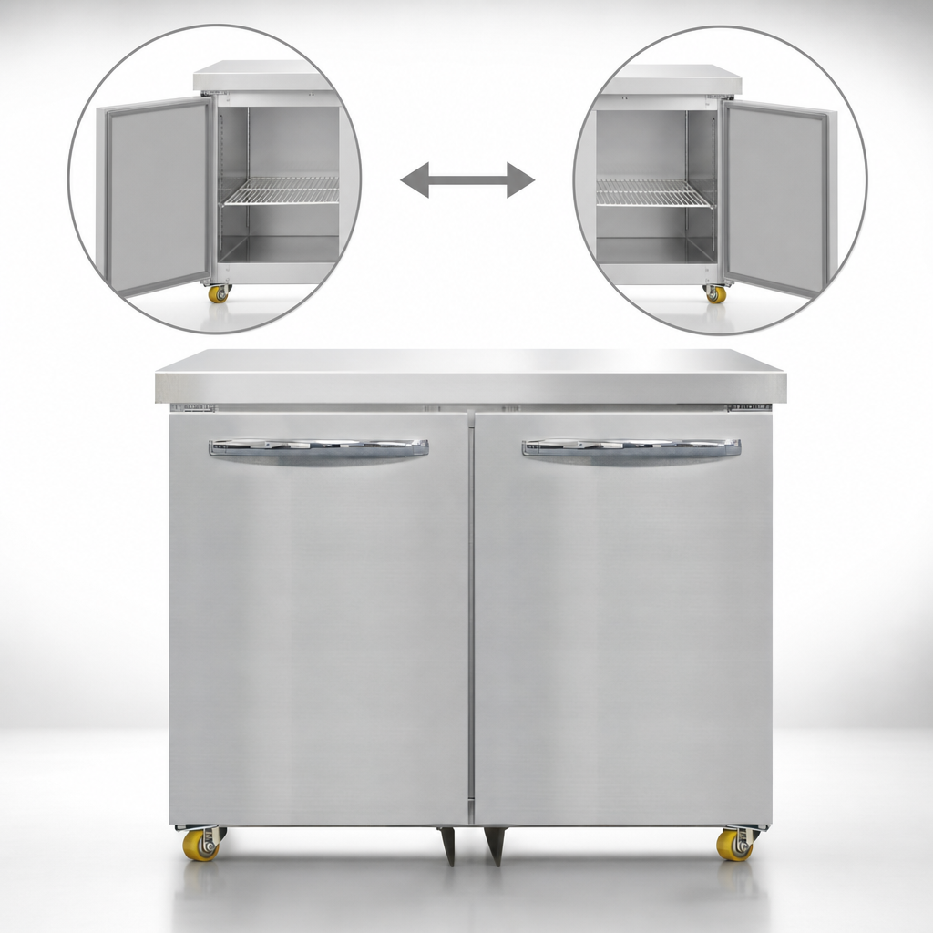 Two Field Rehingeable Doors