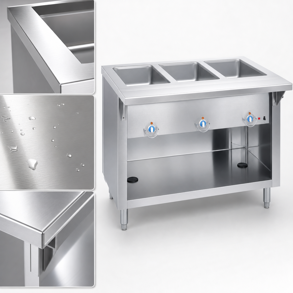 Heavy-Duty Stainless Steel Top