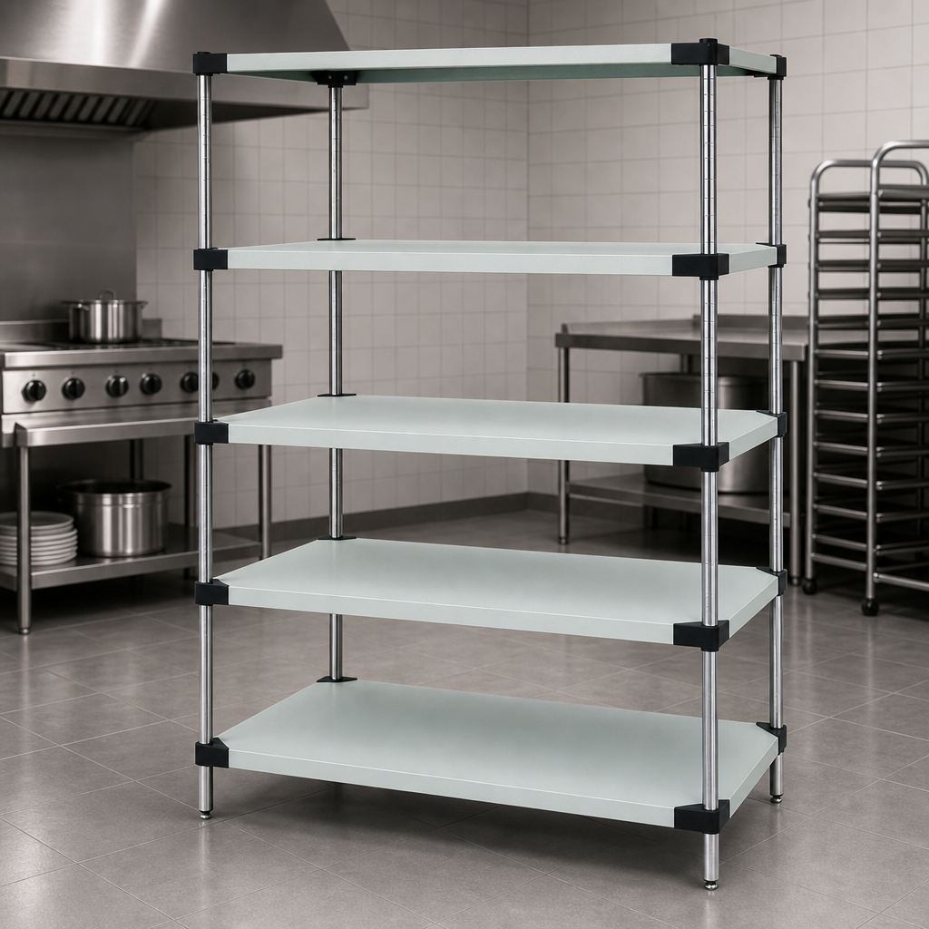 Five Solid Shelves