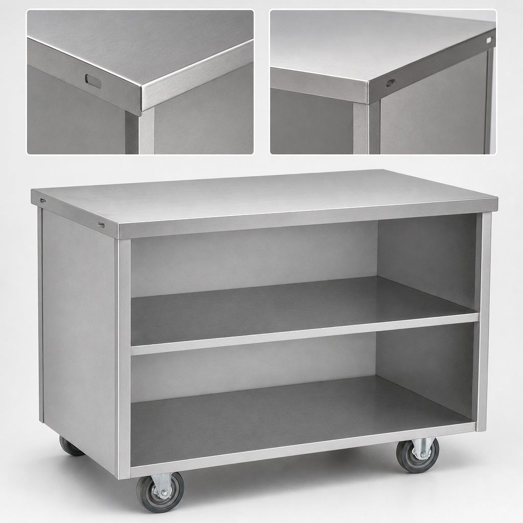 16-Gauge Stainless Steel Top