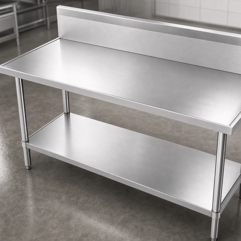 14-Gauge 304 Stainless Steel Top
