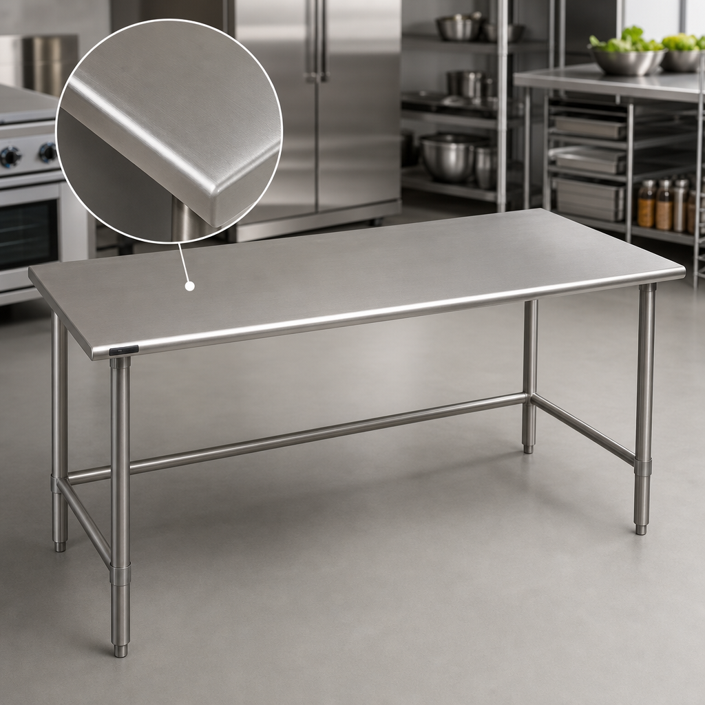 14-Gauge Stainless Steel Top