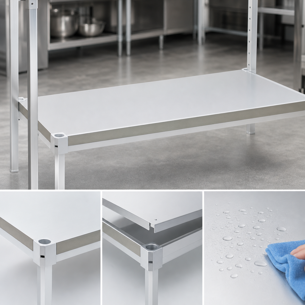Solid Aluminum Shelf