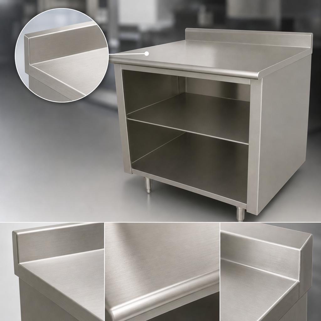 14 Gauge 304 Stainless Steel Top