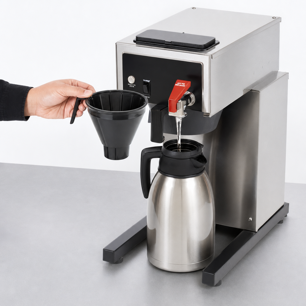 Built-In Pour-Over Option