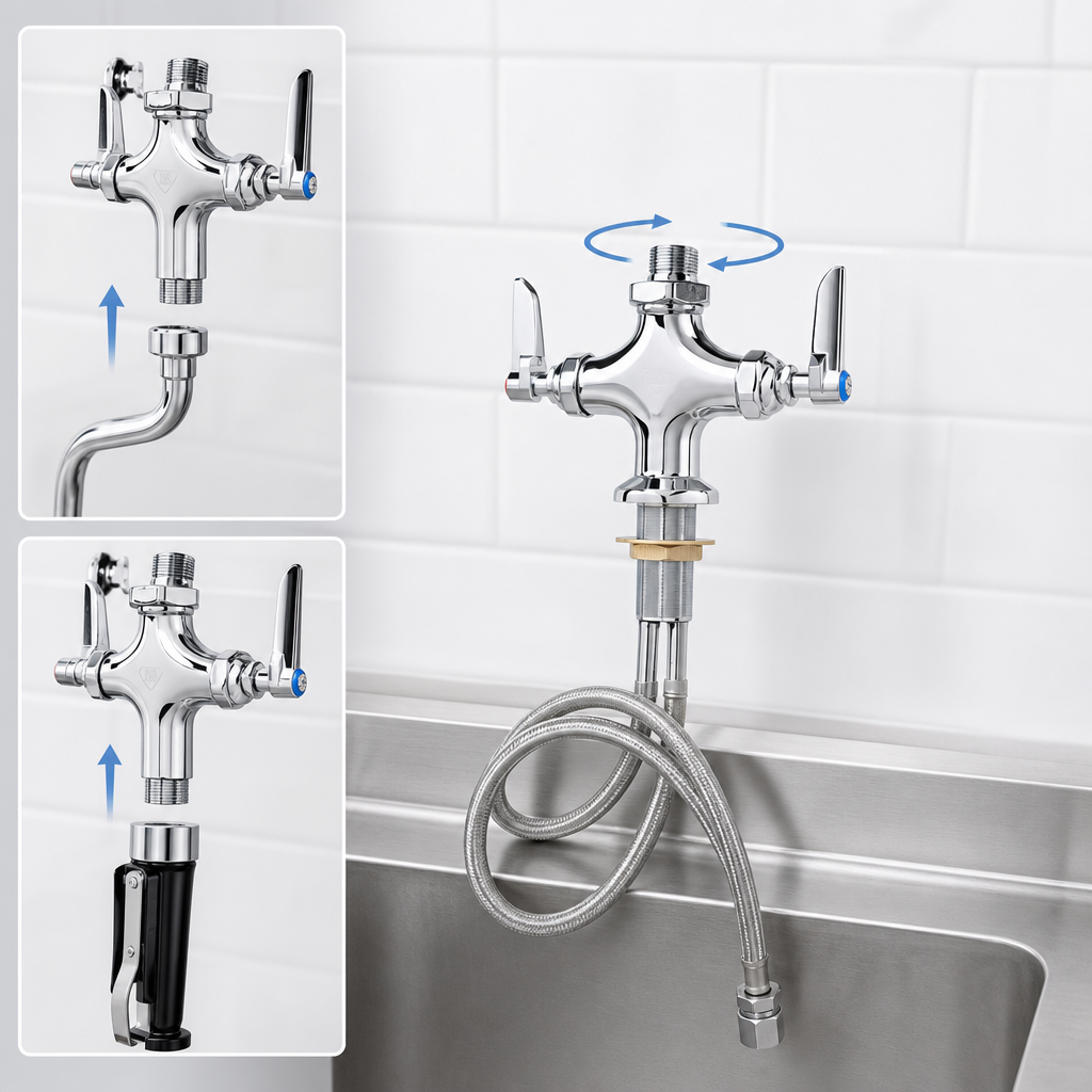 Swivel Outlet, Less Nozzle