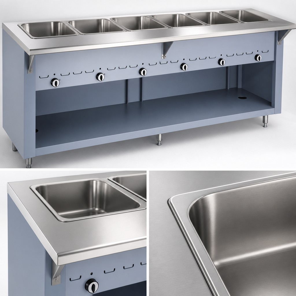 Heavy-Duty Stainless Steel Top