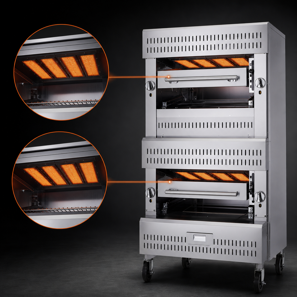 Double Deck Infrared Burners