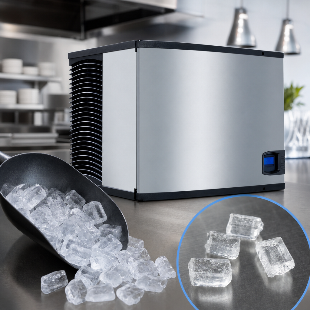 Half-Dice Ice Production