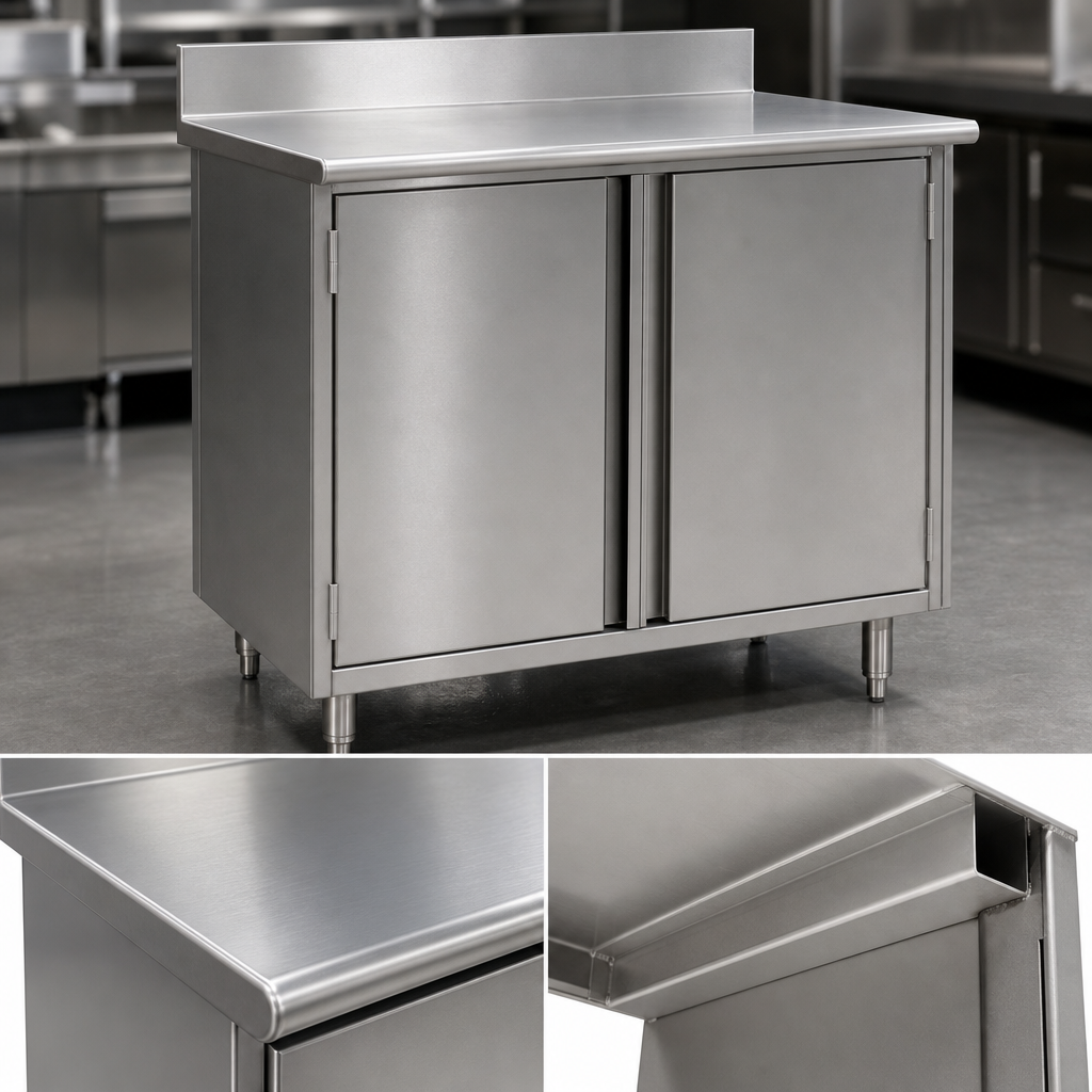 14-Gauge 304 Stainless Steel Top