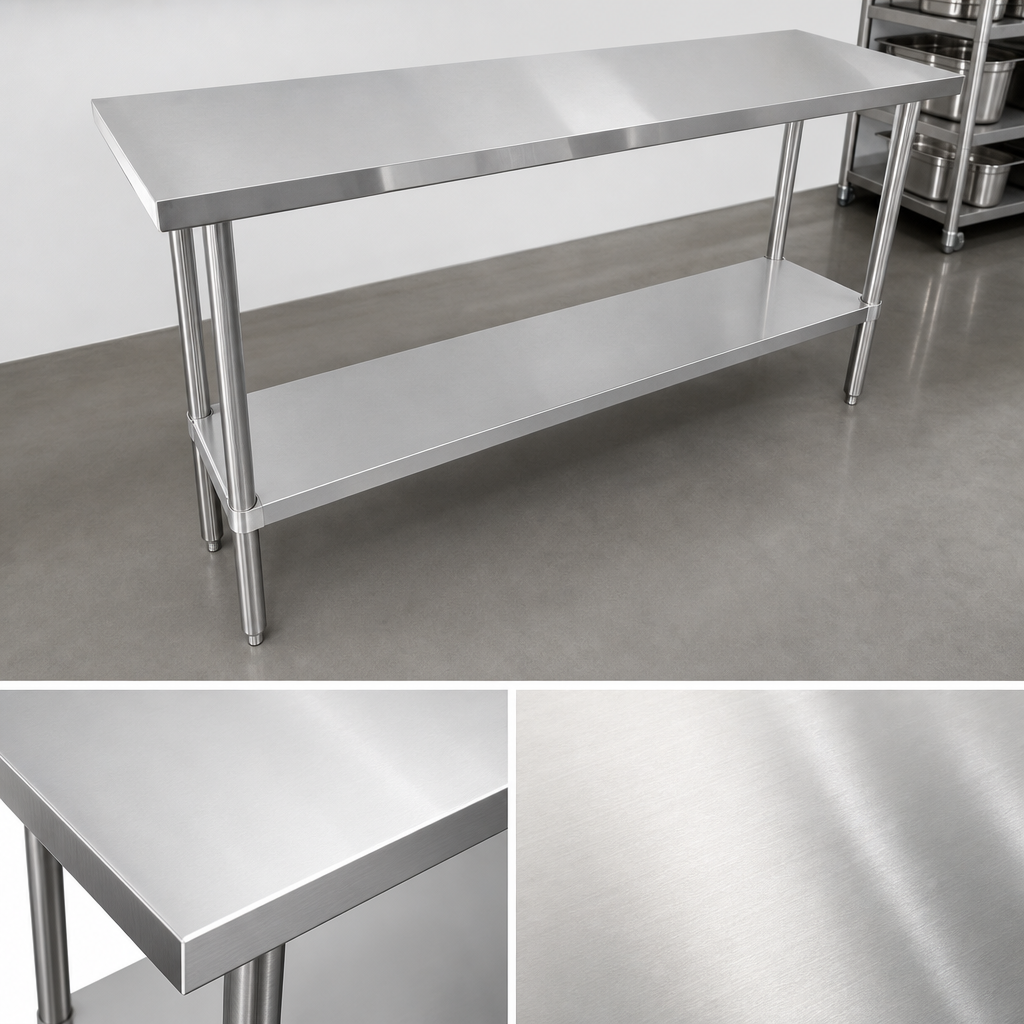 16 Gauge 304 Stainless Steel Top