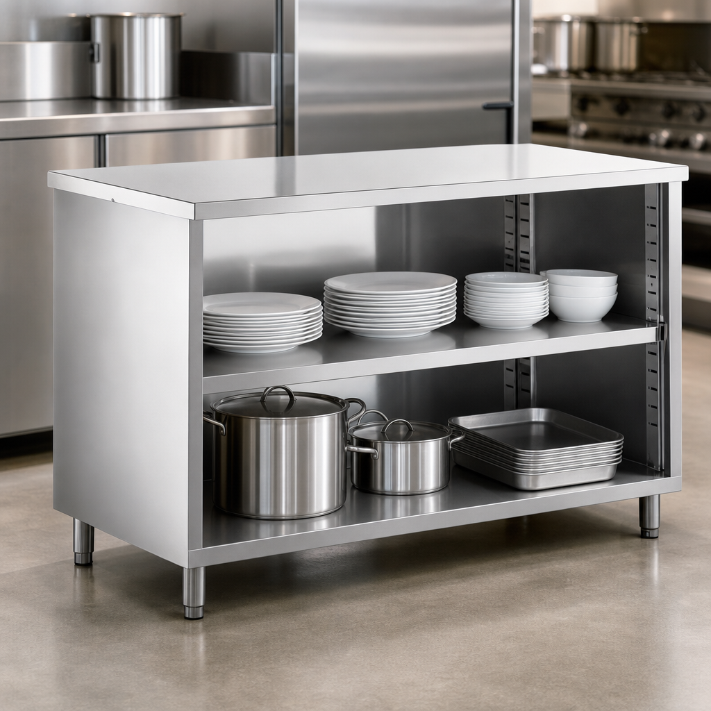 18-Gauge 304 Stainless Steel Construction