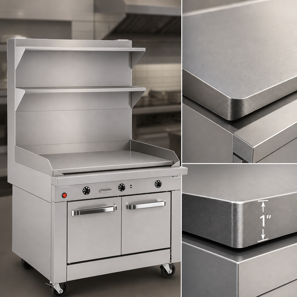 1-Inch Thick Griddle Plate