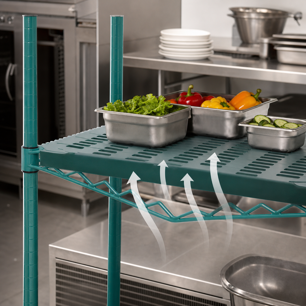 Louvered Shelf Design