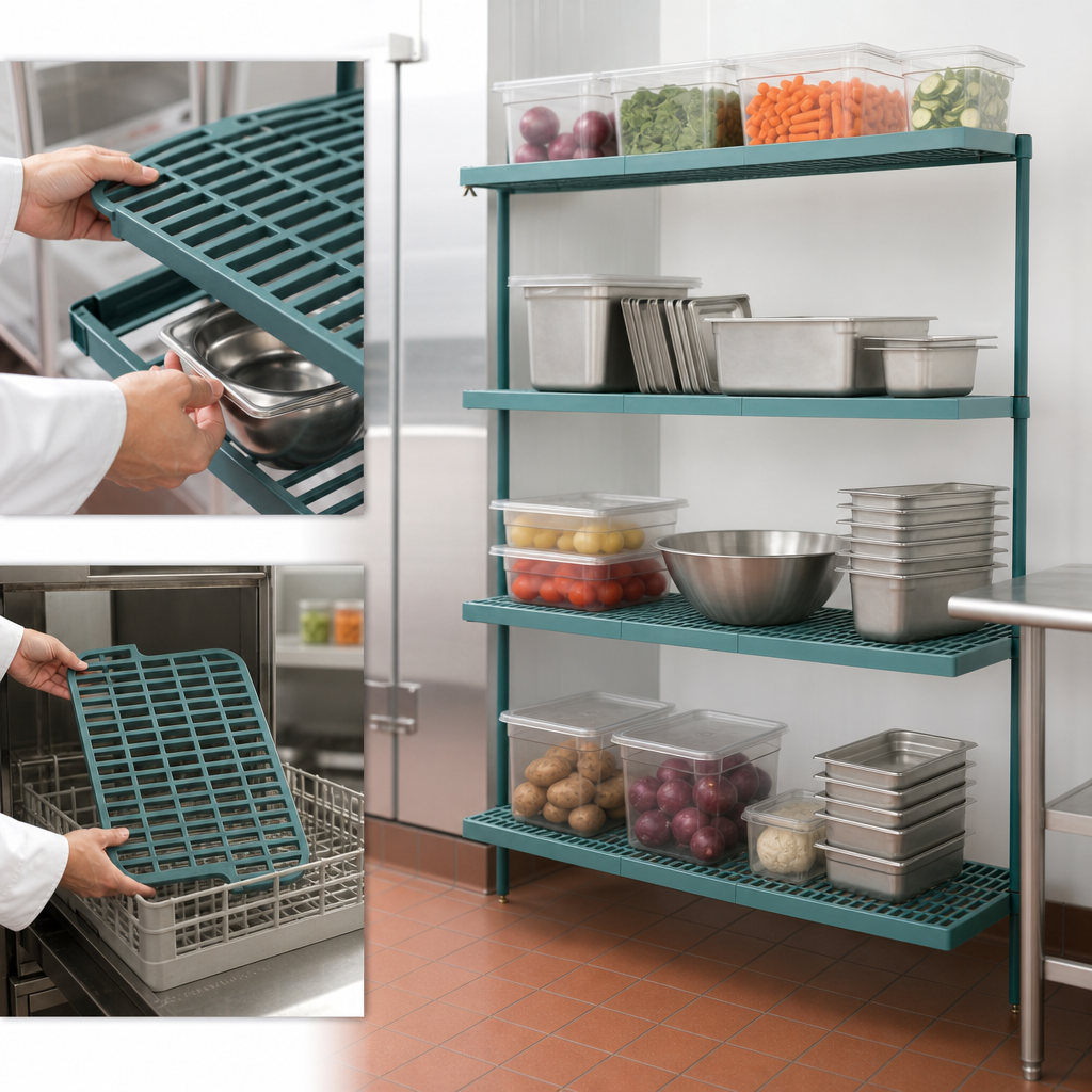 Removable Polymer Shelf Mats