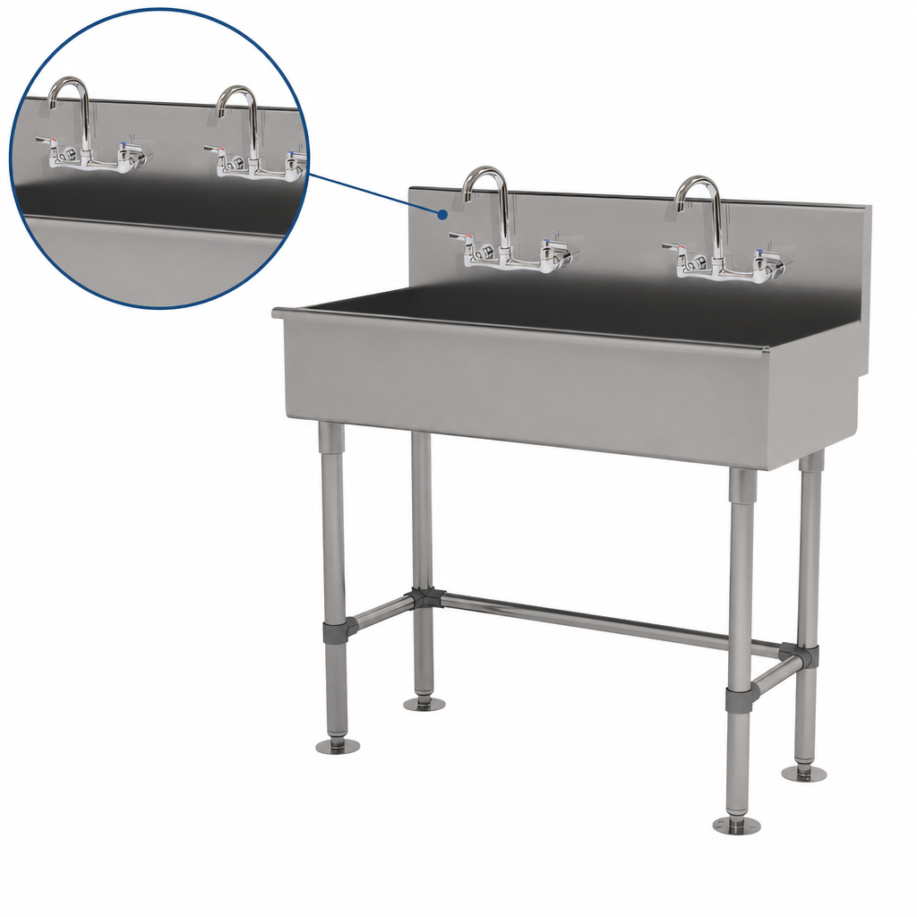 Dual Faucets Included
