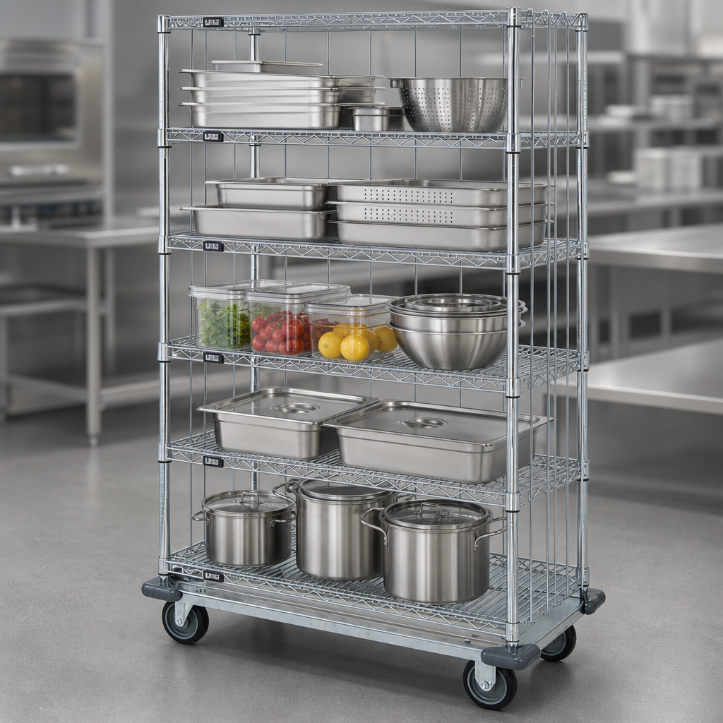 Five Wire Shelves