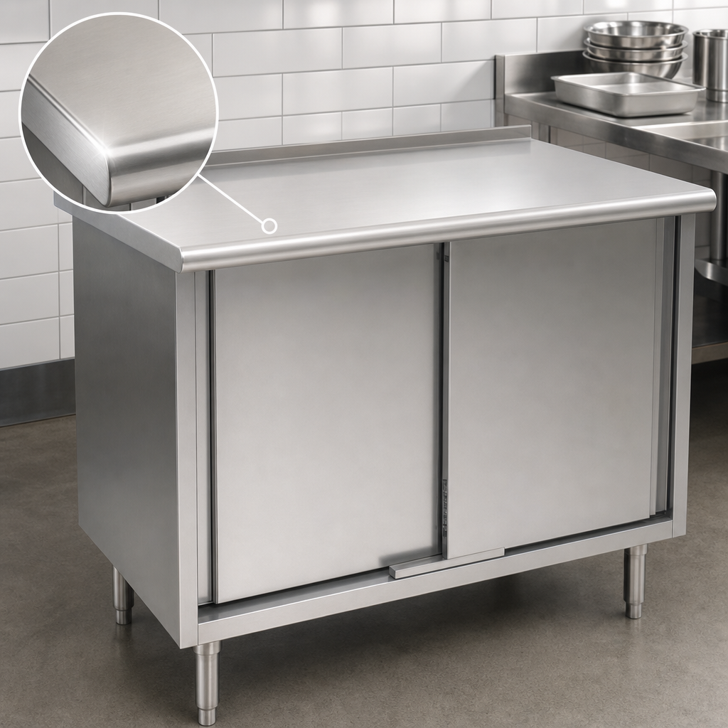 14-Gauge 304 Stainless Steel Top