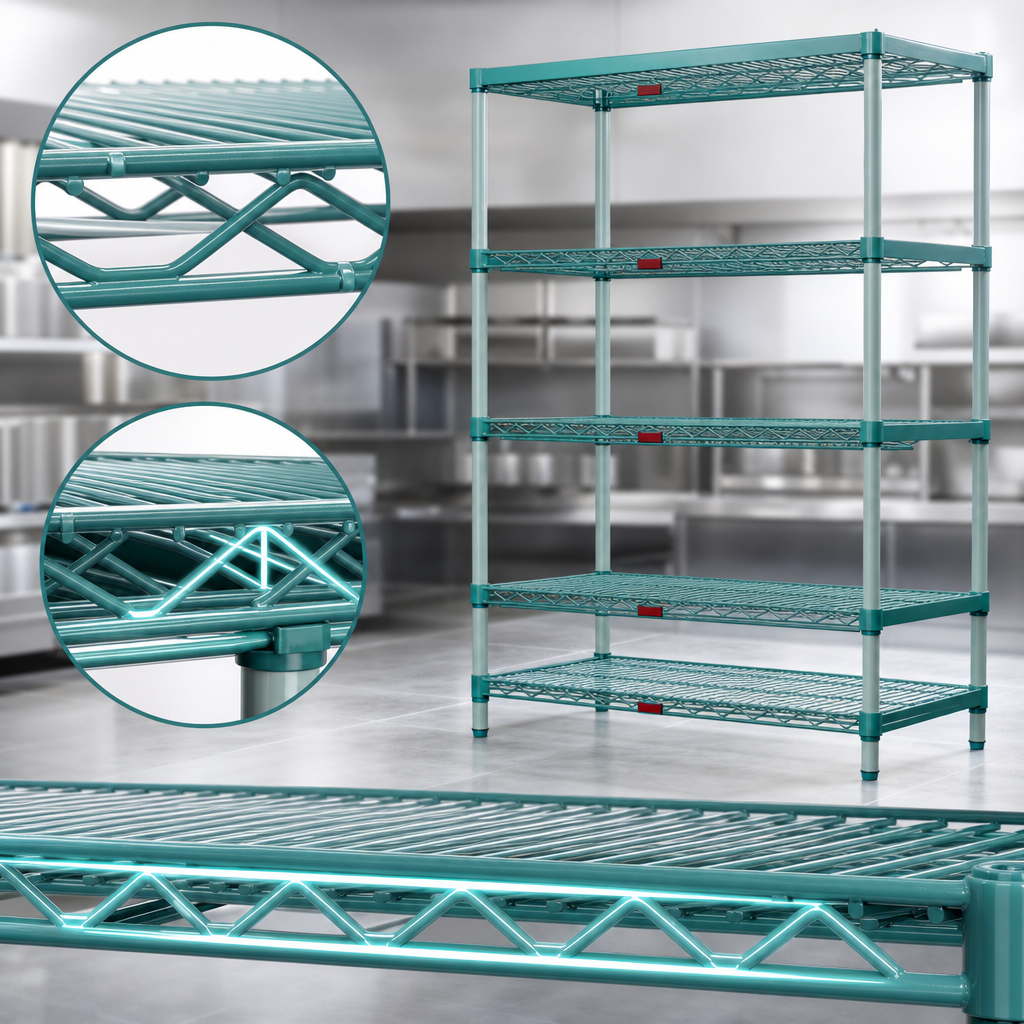 Patented QuadTruss Shelf Design