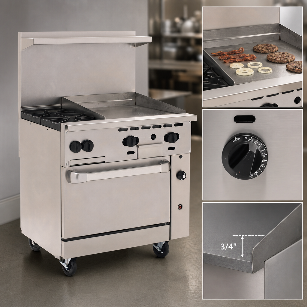 24-Inch Thermostatic Griddle