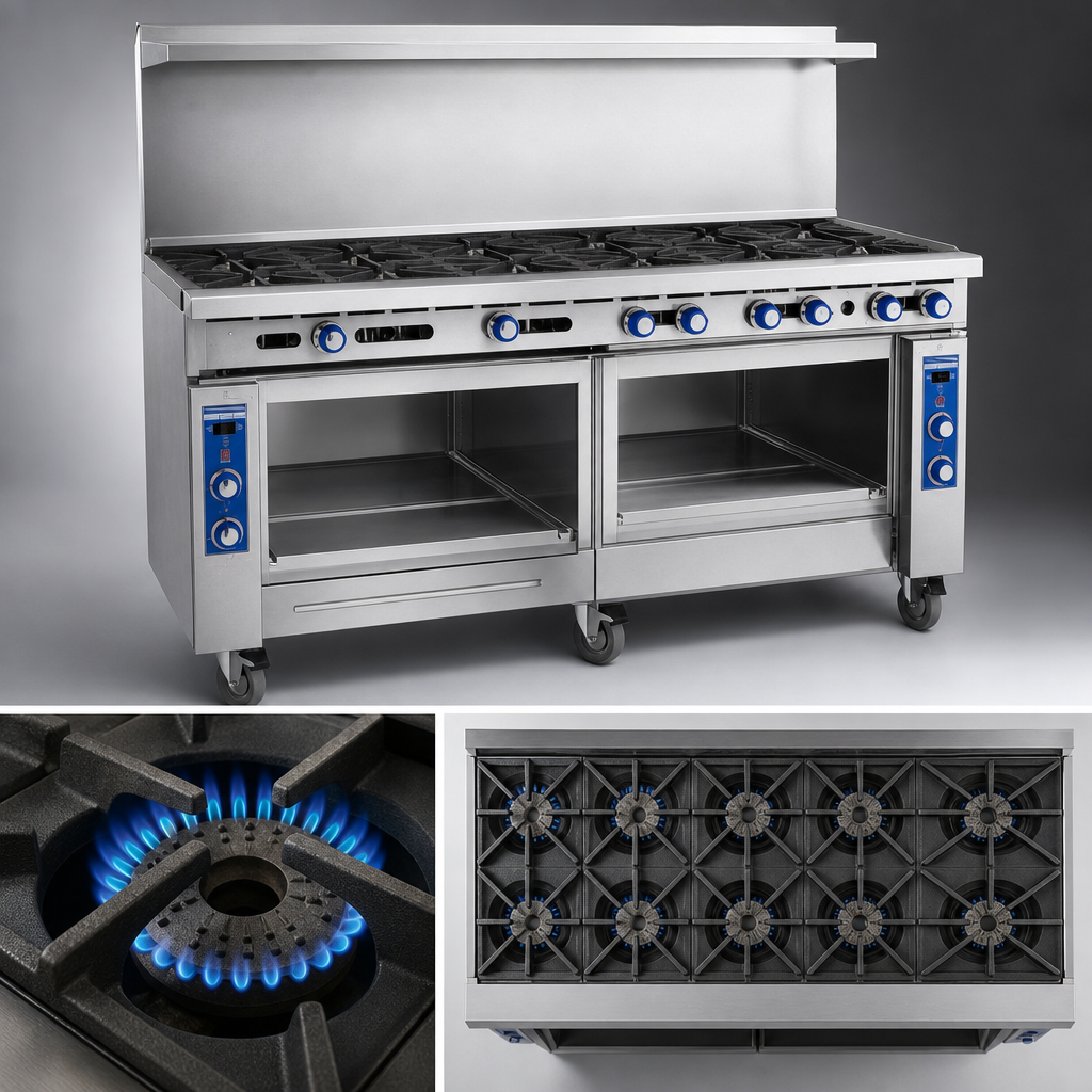 12 Open Burners