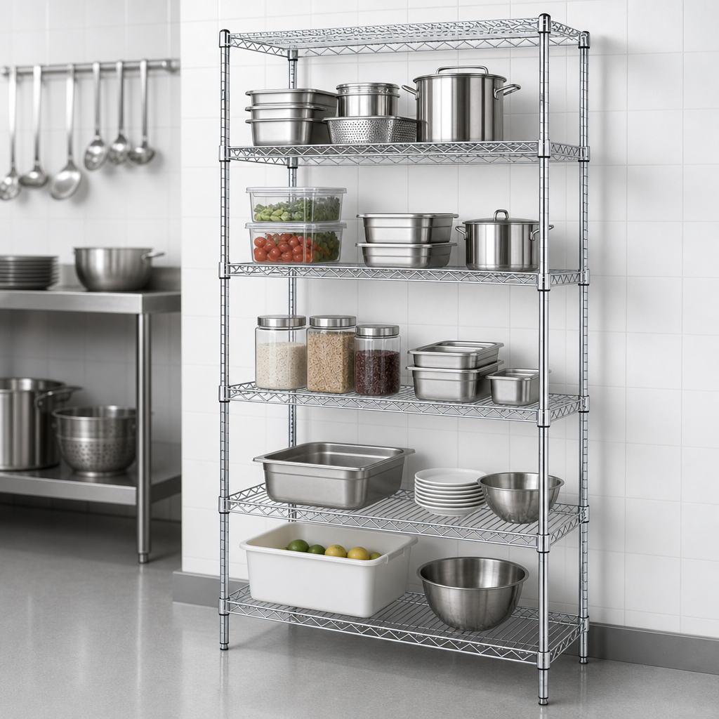 Five Wire Shelves