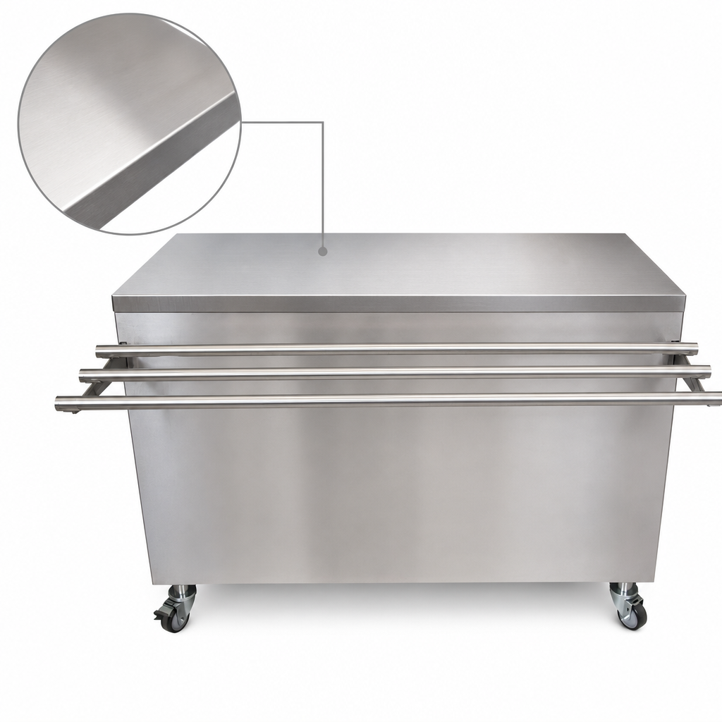14-Gauge Stainless Steel Top