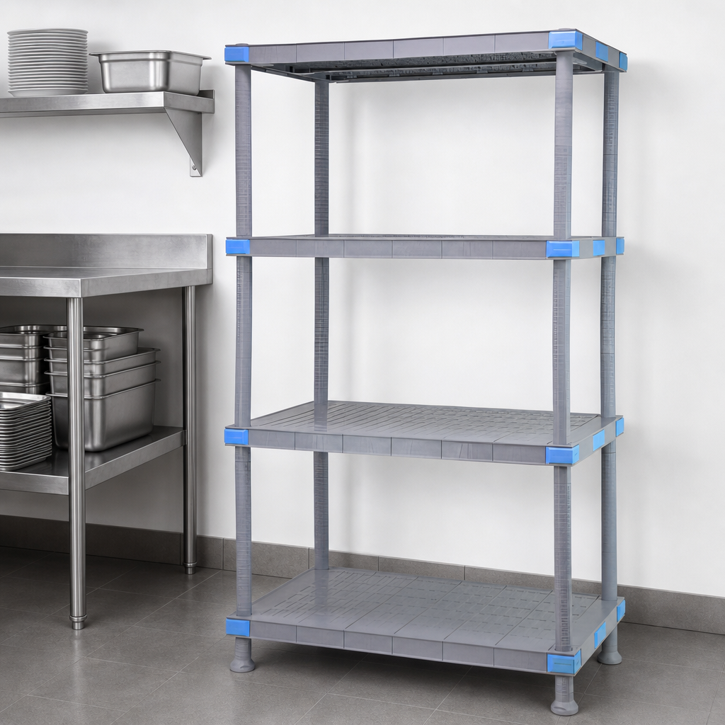 Four Solid Shelves