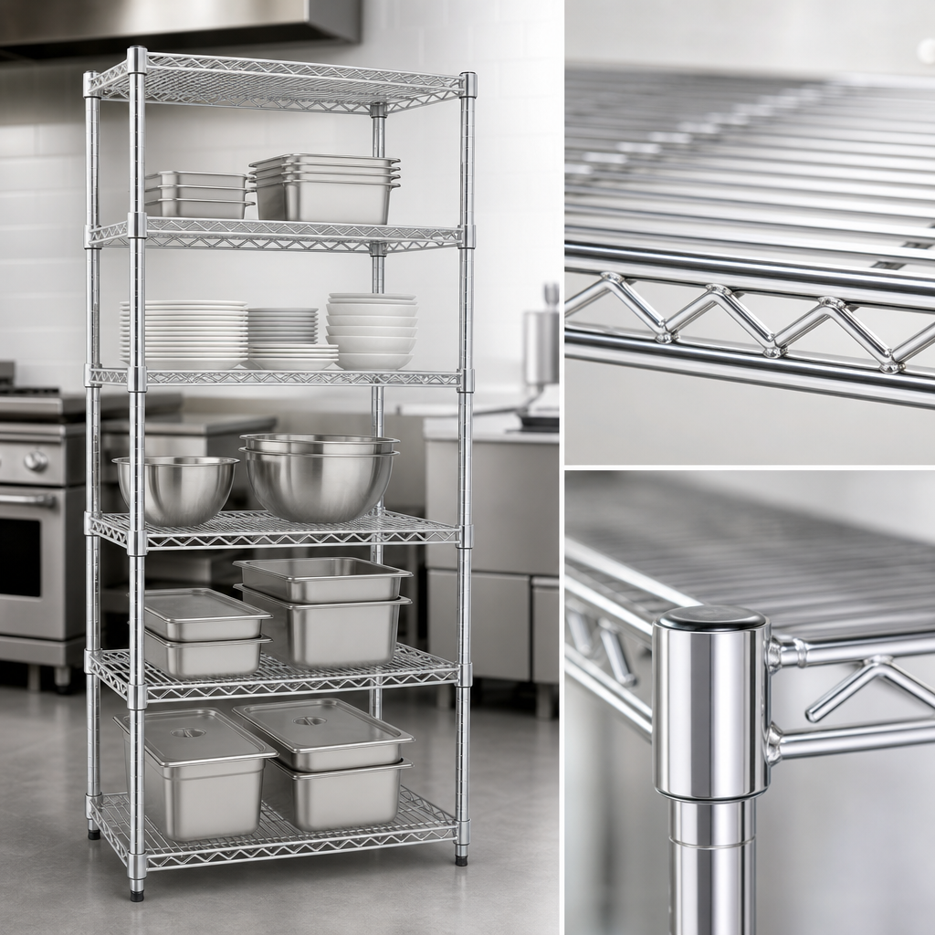 QuadTruss® Wire Shelf Design